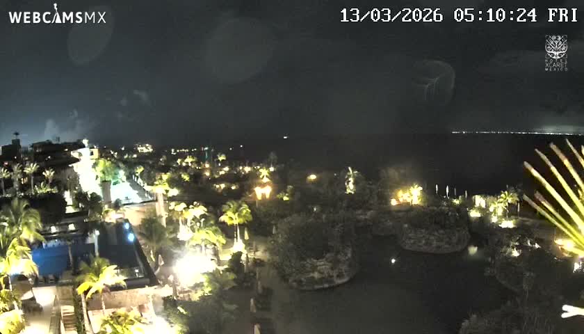Playa Parque Xcaret Beach Live Cam - Playa Del Carmen, Solidaridad, Quintana Roo, Mexico