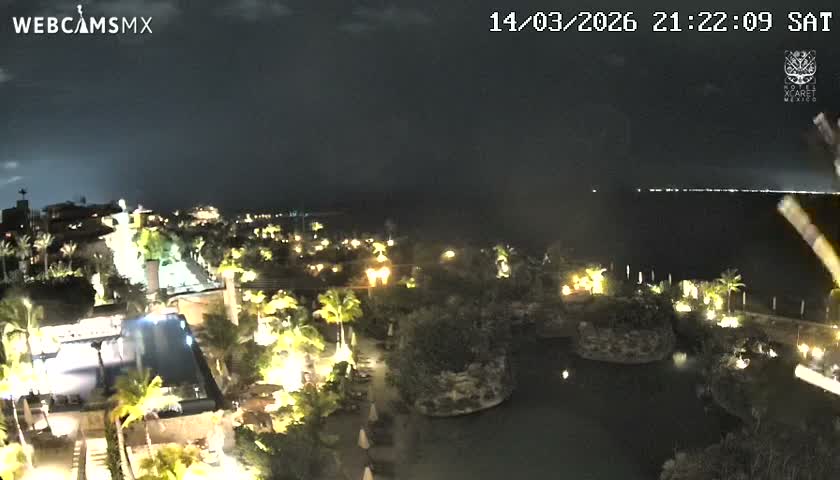 Playa Parque Xcaret Beach Live Cam - Playa Del Carmen, Solidaridad, Quintana Roo, Mexico
