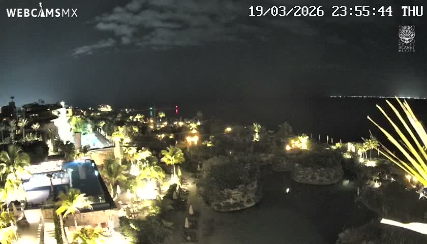 Playa Parque Xcaret Beach Live Cam - Playa Del Carmen, Solidaridad, Quintana Roo, Mexico