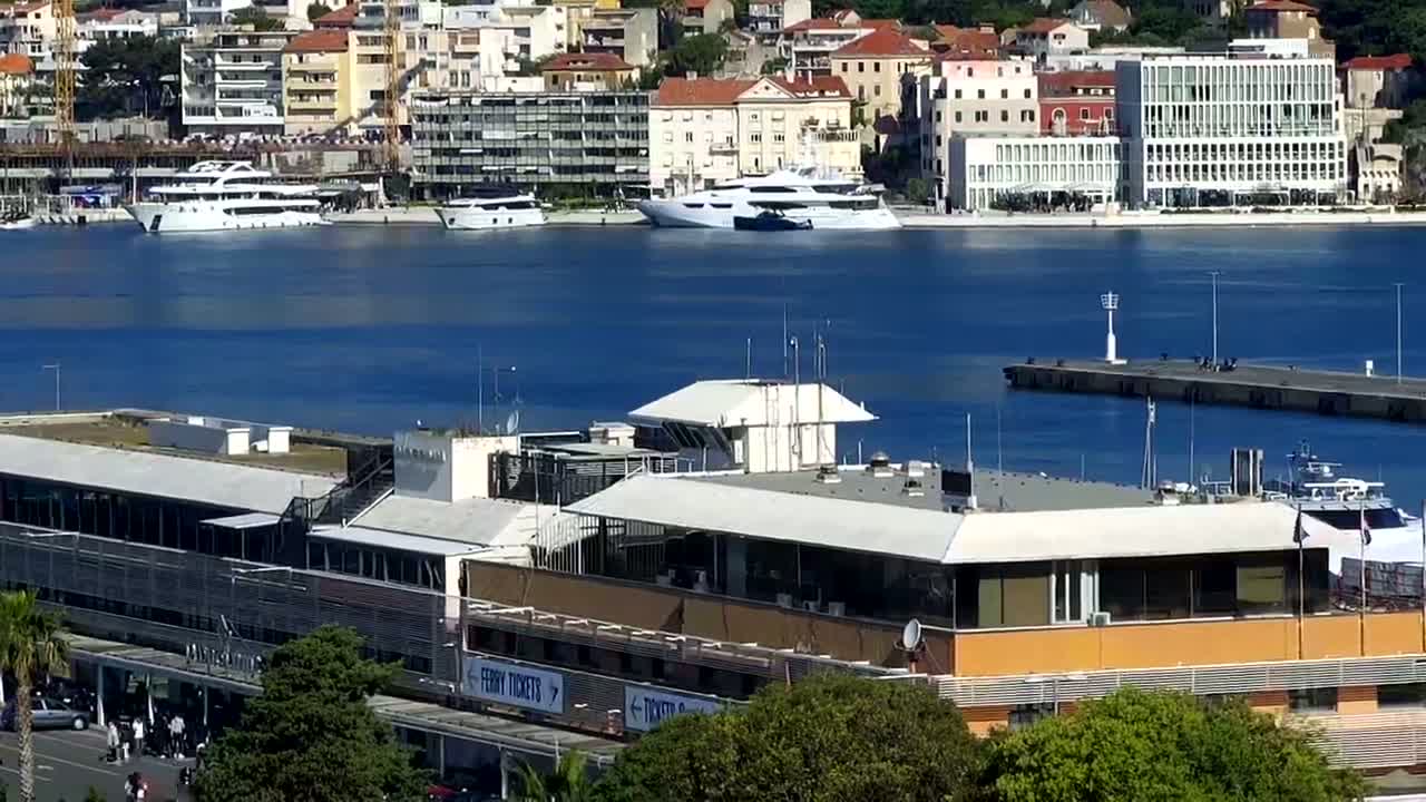 Split, Ferry Port & City Live Cam  - Bacvice, Split, Grad Split, Split-Dalmatia, Croatia