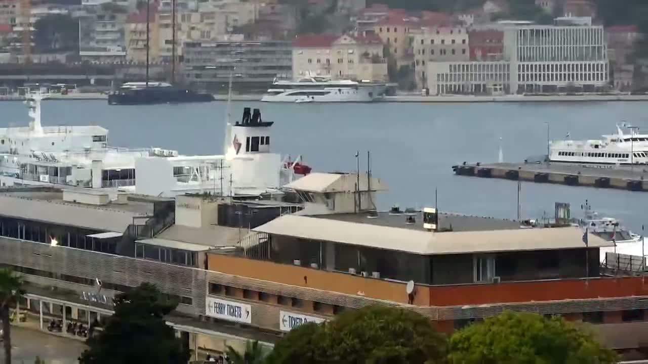Split, Ferry Port & City Live Cam  - Bacvice, Split, Grad Split, Split-Dalmatia, Croatia