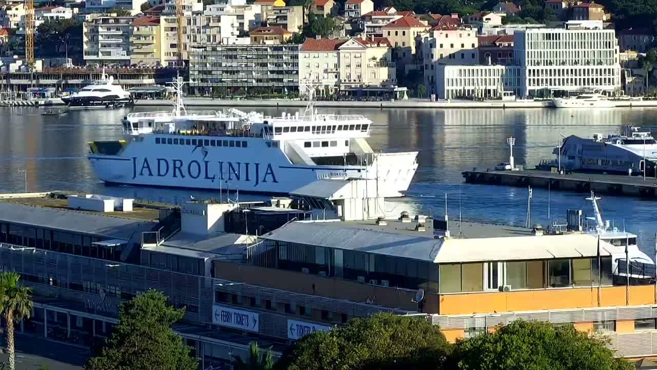 Split, Ferry Port & City Live Cam  - Bacvice, Split, Grad Split, Split-Dalmatia, Croatia