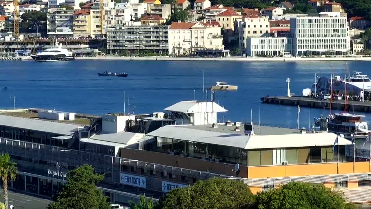 Split, Ferry Port & City Live Cam  - Bacvice, Split, Grad Split, Split-Dalmatia, Croatia