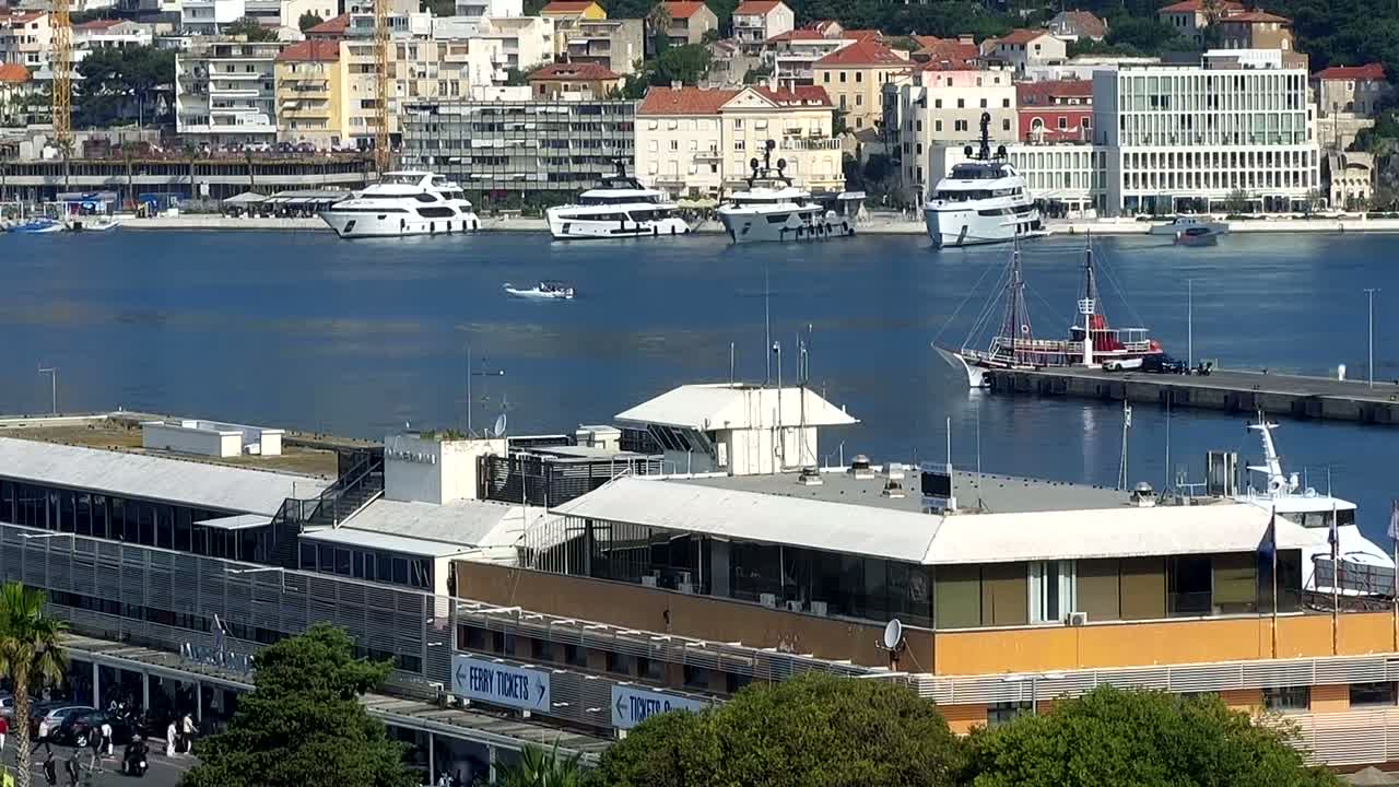 Split, Ferry Port & City Live Cam  - Bacvice, Split, Grad Split, Split-Dalmatia, Croatia