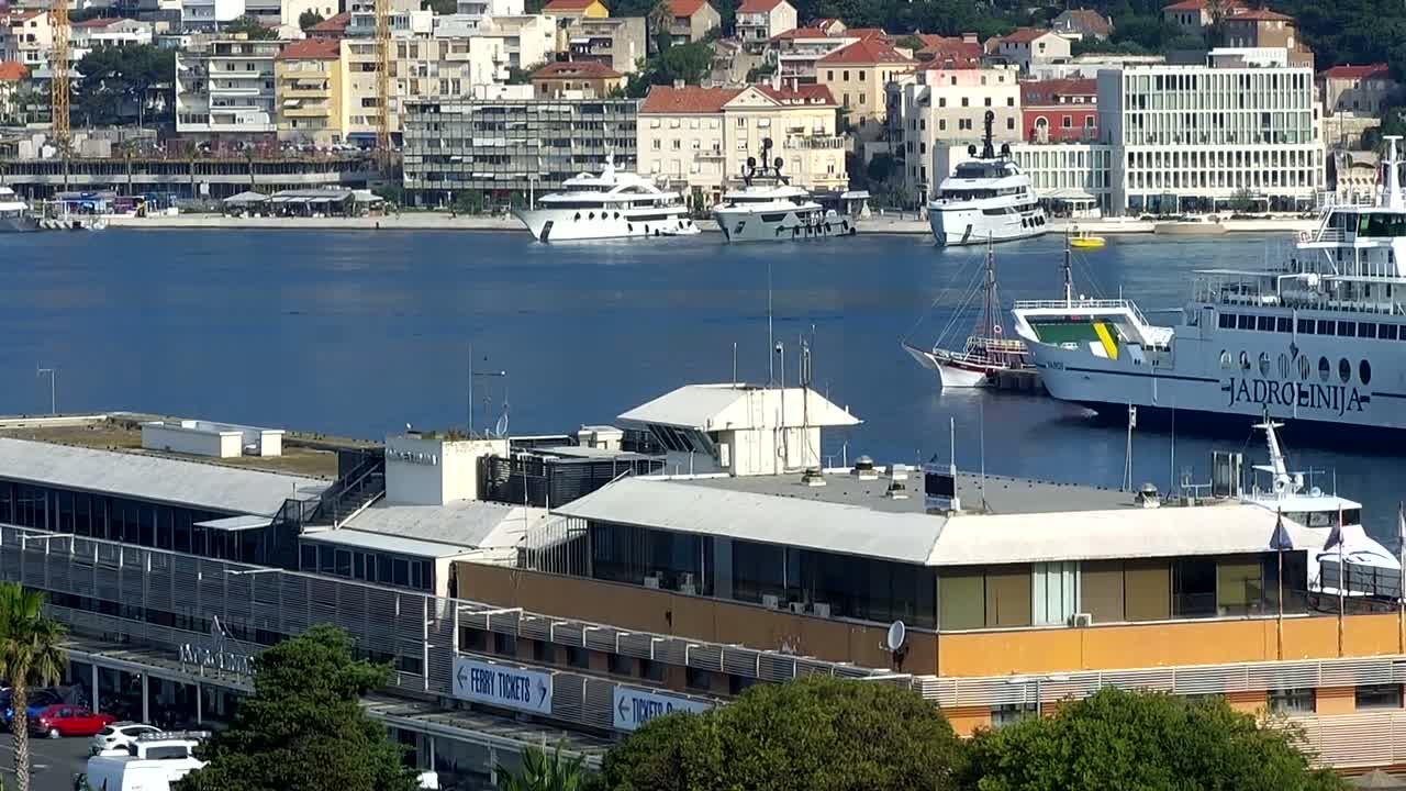 Split, Ferry Port & City Live Cam  - Bacvice, Split, Grad Split, Split-Dalmatia, Croatia