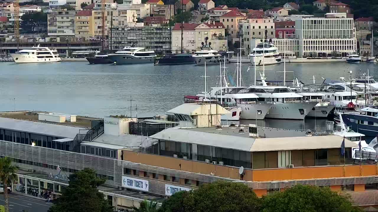 Split, Ferry Port & City Live Cam  - Bacvice, Split, Grad Split, Split-Dalmatia, Croatia