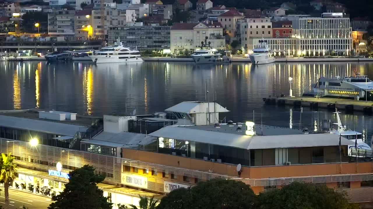 Split, Ferry Port & City Live Cam  - Bacvice, Split, Grad Split, Split-Dalmatia, Croatia