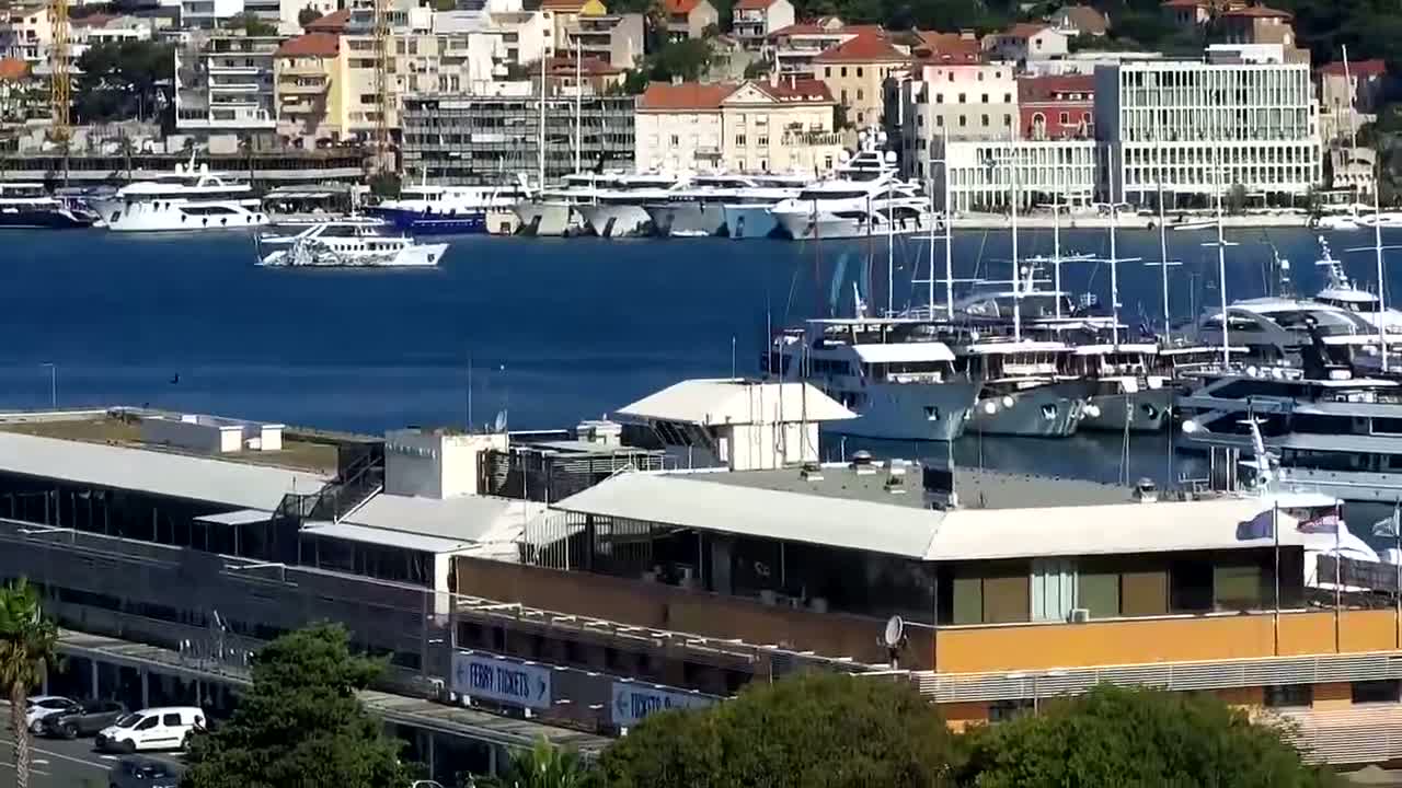 Split, Ferry Port & City Live Cam  - Bacvice, Split, Grad Split, Split-Dalmatia, Croatia