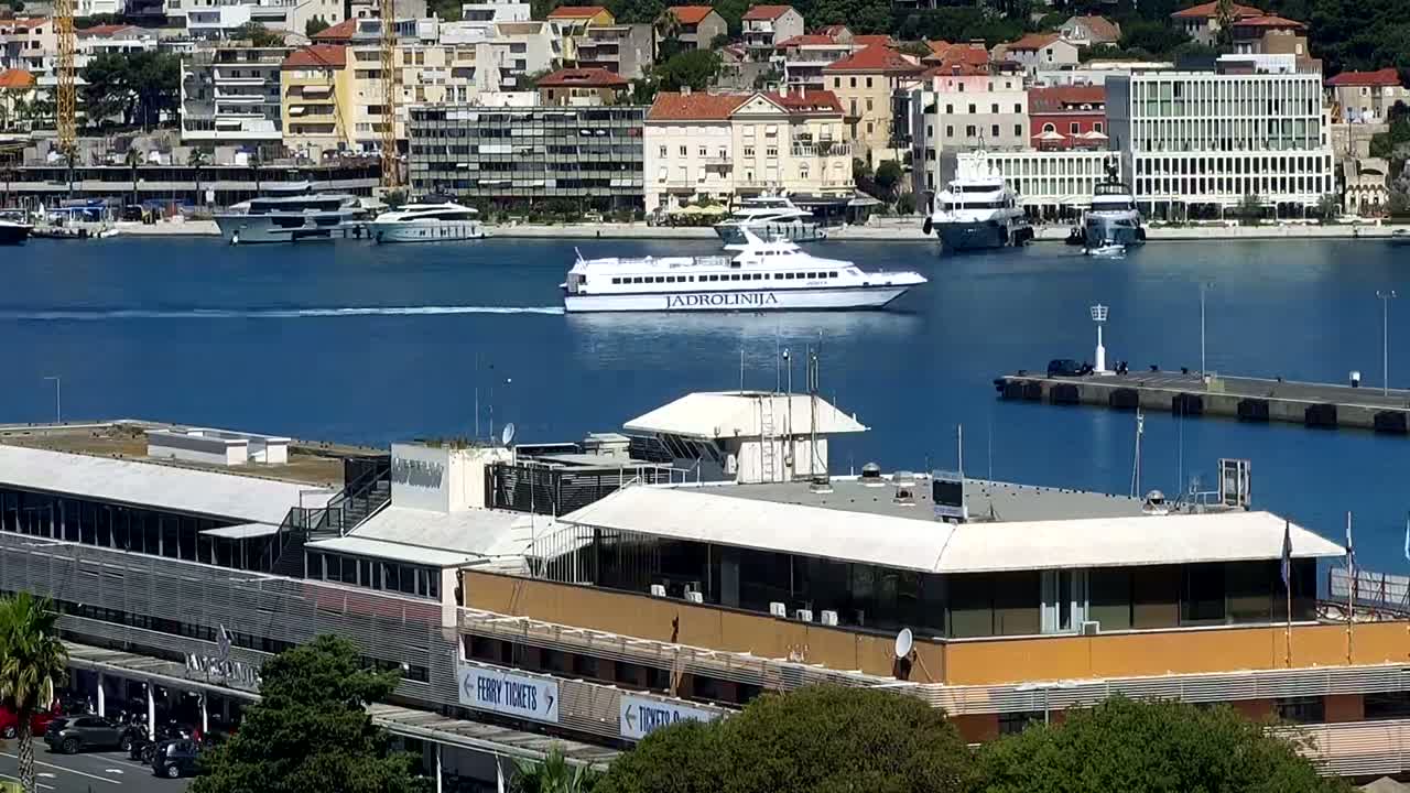 Split, Ferry Port & City Live Cam  - Bacvice, Split, Grad Split, Split-Dalmatia, Croatia
