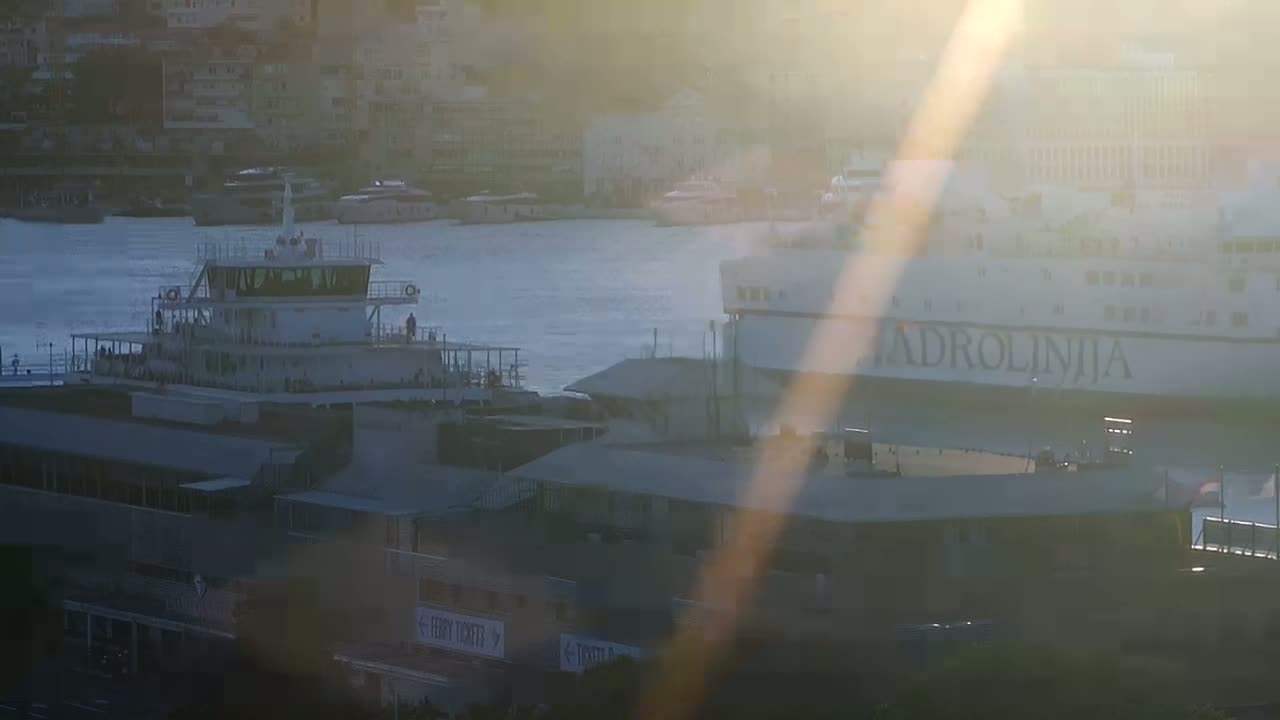 Split, Ferry Port & City Live Cam  - Bacvice, Split, Grad Split, Split-Dalmatia, Croatia