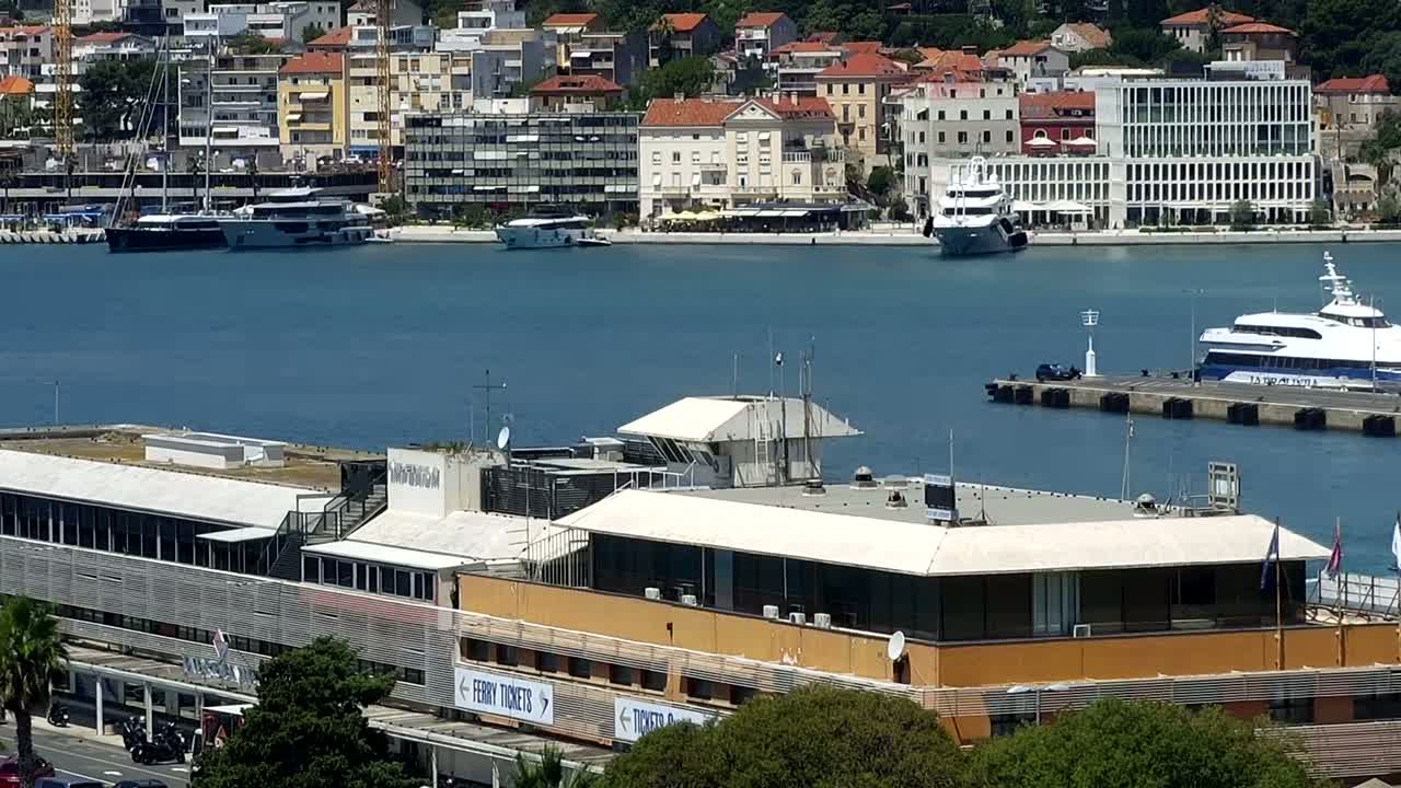Split, Ferry Port & City Live Cam  - Bacvice, Split, Grad Split, Split-Dalmatia, Croatia