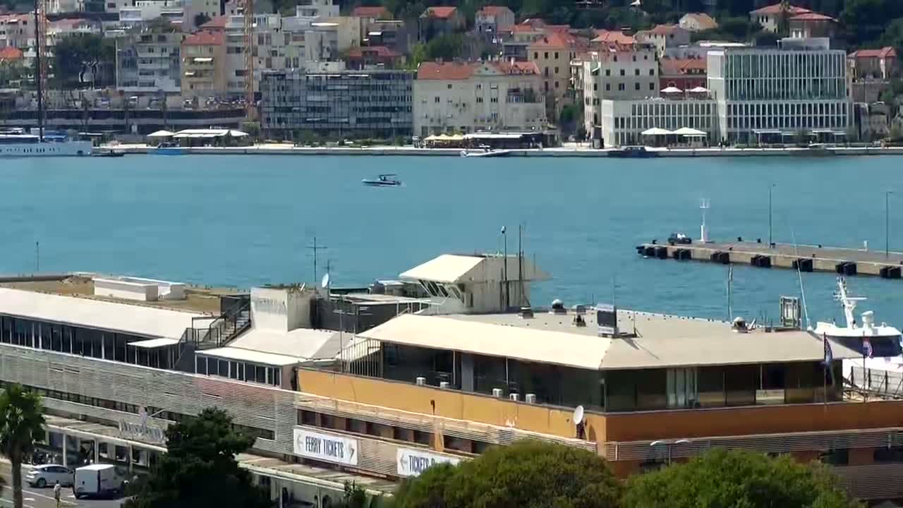 Split, Ferry Port & City Live Cam  - Bacvice, Split, Grad Split, Split-Dalmatia, Croatia