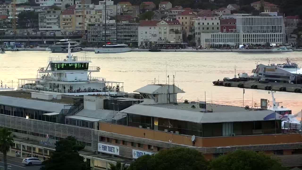 Split, Ferry Port & City Live Cam  - Bacvice, Split, Grad Split, Split-Dalmatia, Croatia