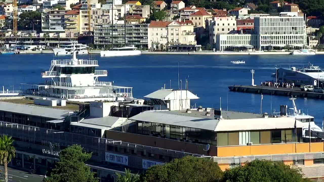 Split, Ferry Port & City Live Cam  - Bacvice, Split, Grad Split, Split-Dalmatia, Croatia