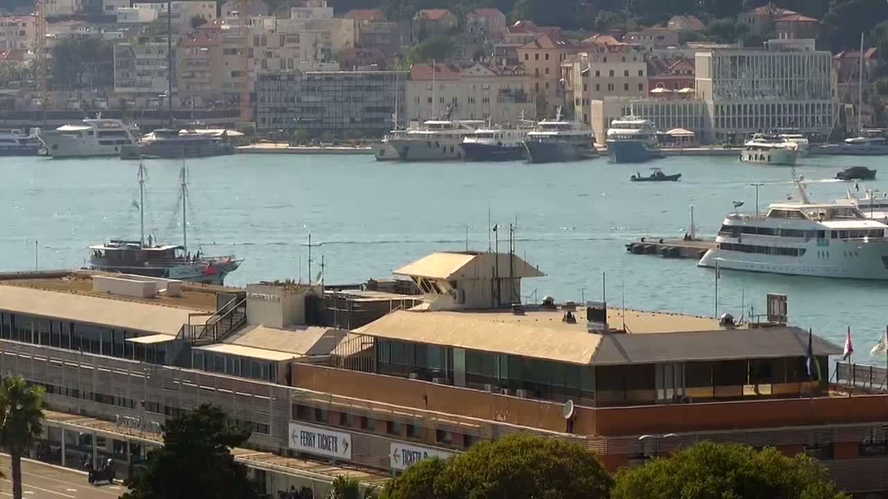 Split, Ferry Port & City Live Cam  - Bacvice, Split, Grad Split, Split-Dalmatia, Croatia