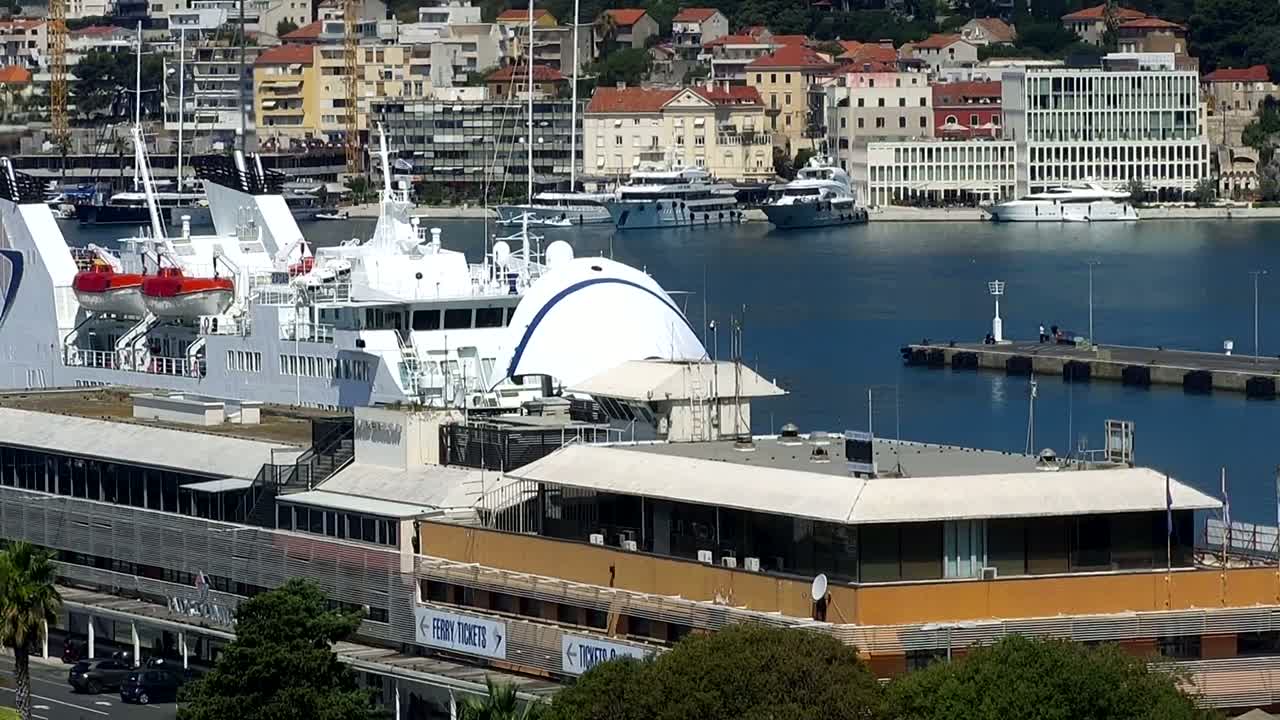 Split, Ferry Port & City Live Cam  - Bacvice, Split, Grad Split, Split-Dalmatia, Croatia