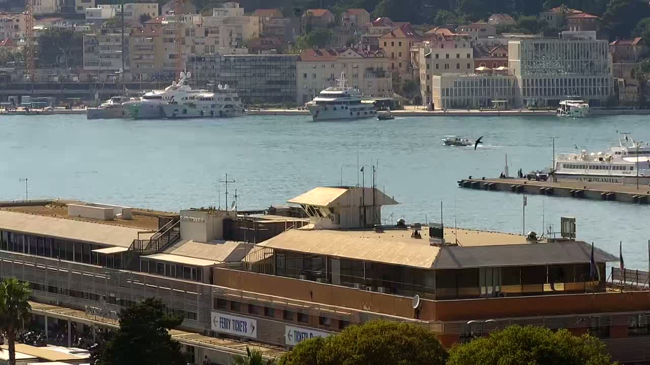 Split, Ferry Port & City Live Cam  - Bacvice, Split, Grad Split, Split-Dalmatia, Croatia