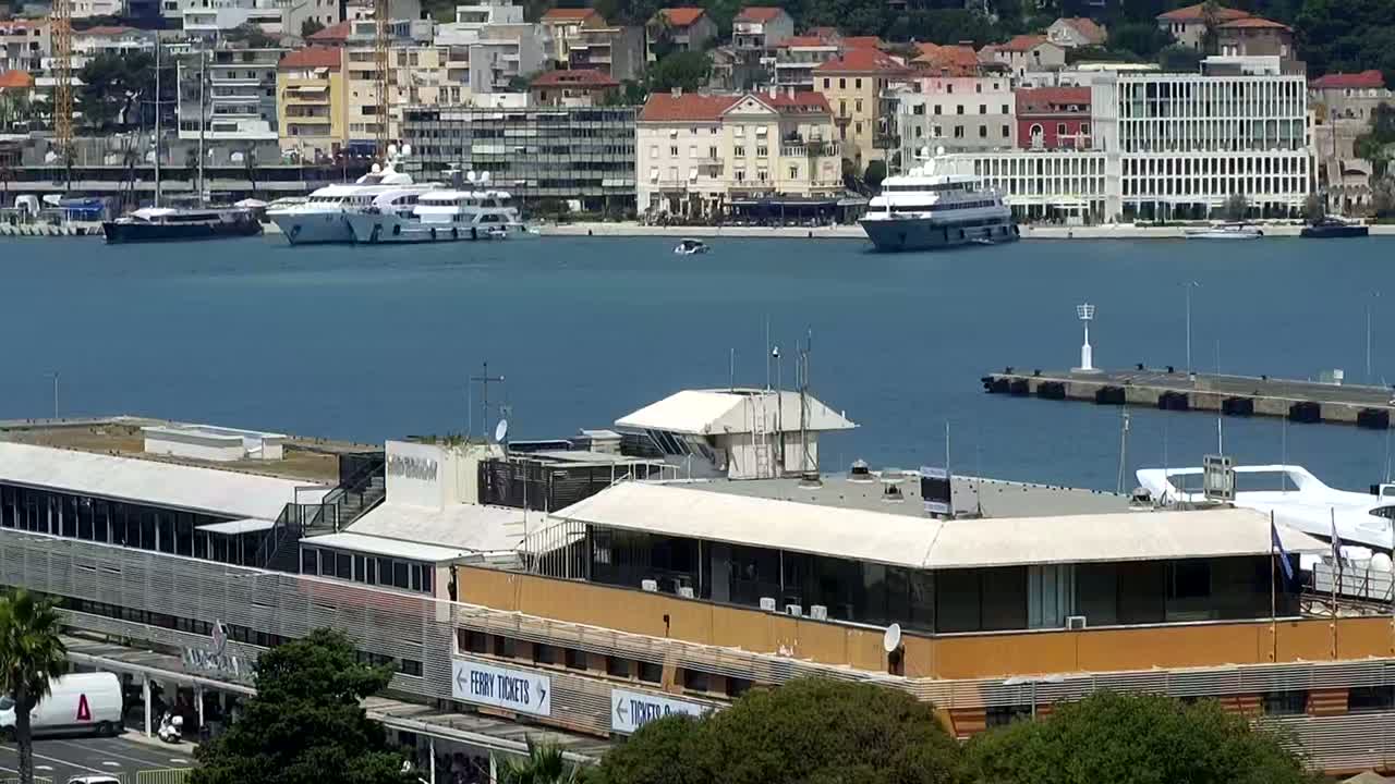 Split, Ferry Port & City Live Cam  - Bacvice, Split, Grad Split, Split-Dalmatia, Croatia