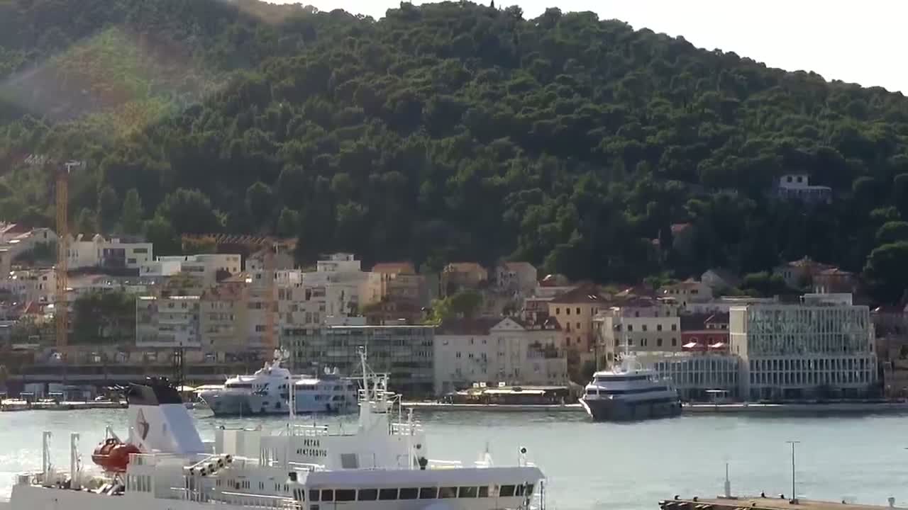 Split, Ferry Port & City Live Cam  - Bacvice, Split, Grad Split, Split-Dalmatia, Croatia