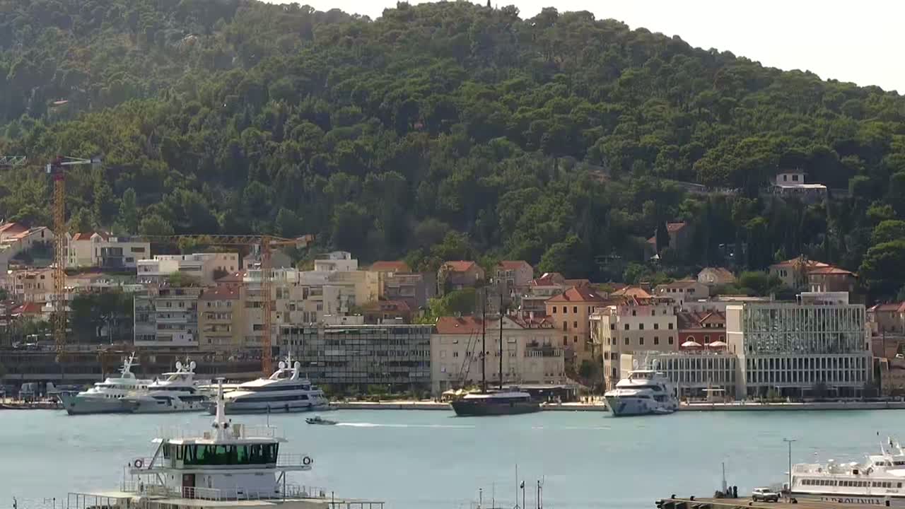 Split, Ferry Port & City Live Cam  - Bacvice, Split, Grad Split, Split-Dalmatia, Croatia