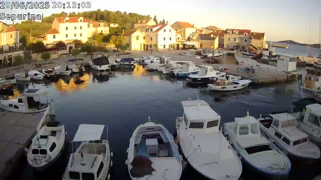 Otok Prvić Island, Prvić Šepurine Marine Live Cam - Prvić Šepurine, Otok Prvić, Vodice, Šibenik-Knin, Croatia