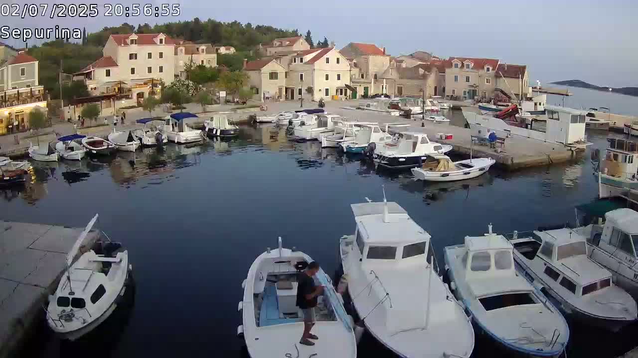 Otok Prvić Island, Prvić Šepurine Marine Live Cam - Prvić Šepurine, Otok Prvić, Vodice, Šibenik-Knin, Croatia