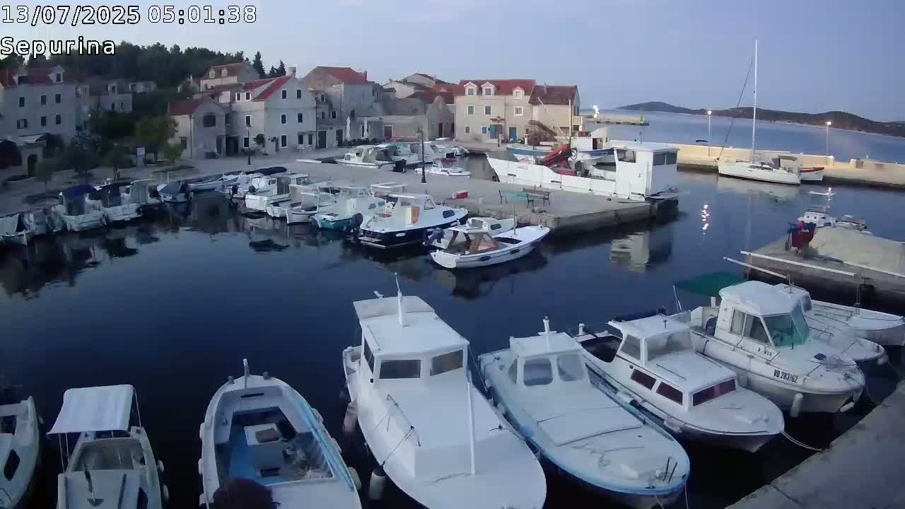 Otok Prvić Island, Prvić Šepurine Marine Live Cam - Prvić Šepurine, Otok Prvić, Vodice, Šibenik-Knin, Croatia