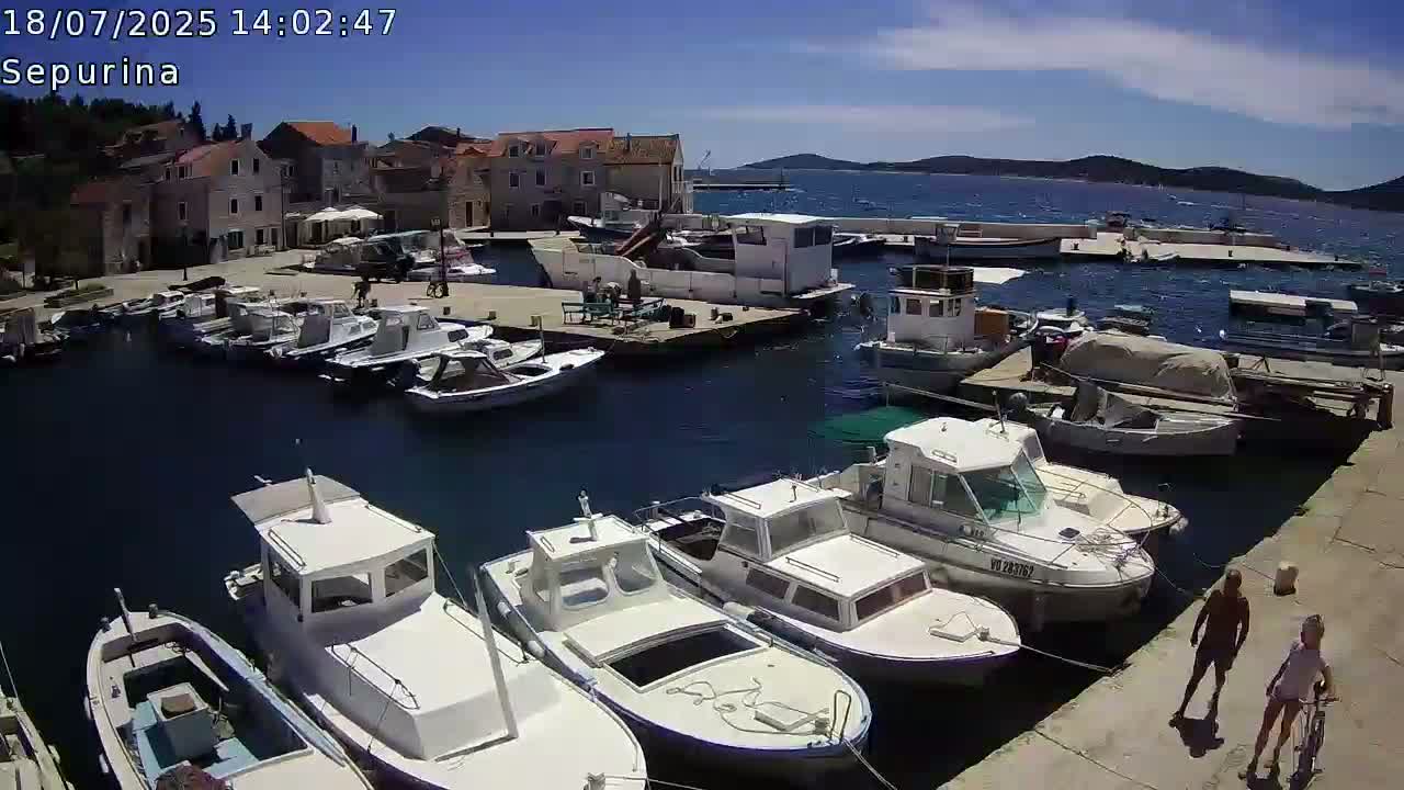 Otok Prvić Island, Prvić Šepurine Marine Live Cam - Prvić Šepurine, Otok Prvić, Vodice, Šibenik-Knin, Croatia