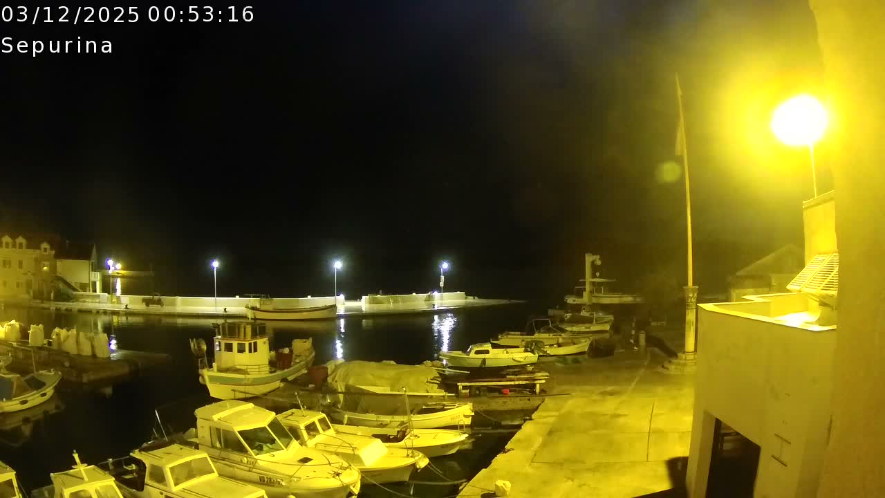 Otok Prvić Island, Prvić Šepurine Marine Live Cam - Prvić Šepurine, Otok Prvić, Vodice, Šibenik-Knin, Croatia