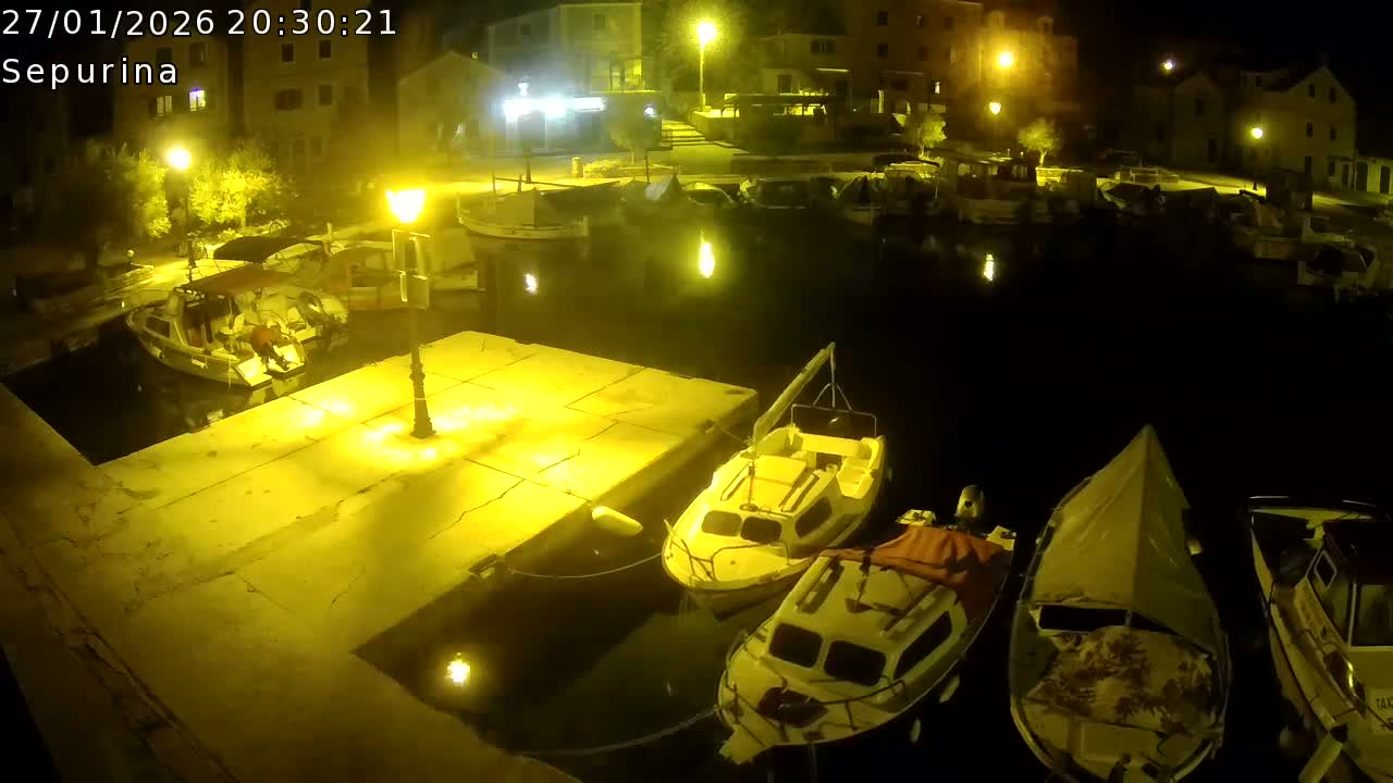 Otok Prvić Island, Prvić Šepurine Marine Live Cam - Prvić Šepurine, Otok Prvić, Vodice, Šibenik-Knin, Croatia