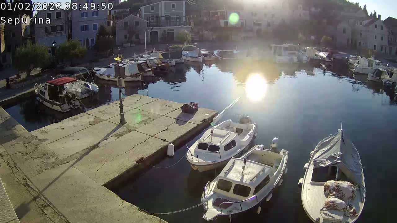 Otok Prvić Island, Prvić Šepurine Marine Live Cam - Prvić Šepurine, Otok Prvić, Vodice, Šibenik-Knin, Croatia