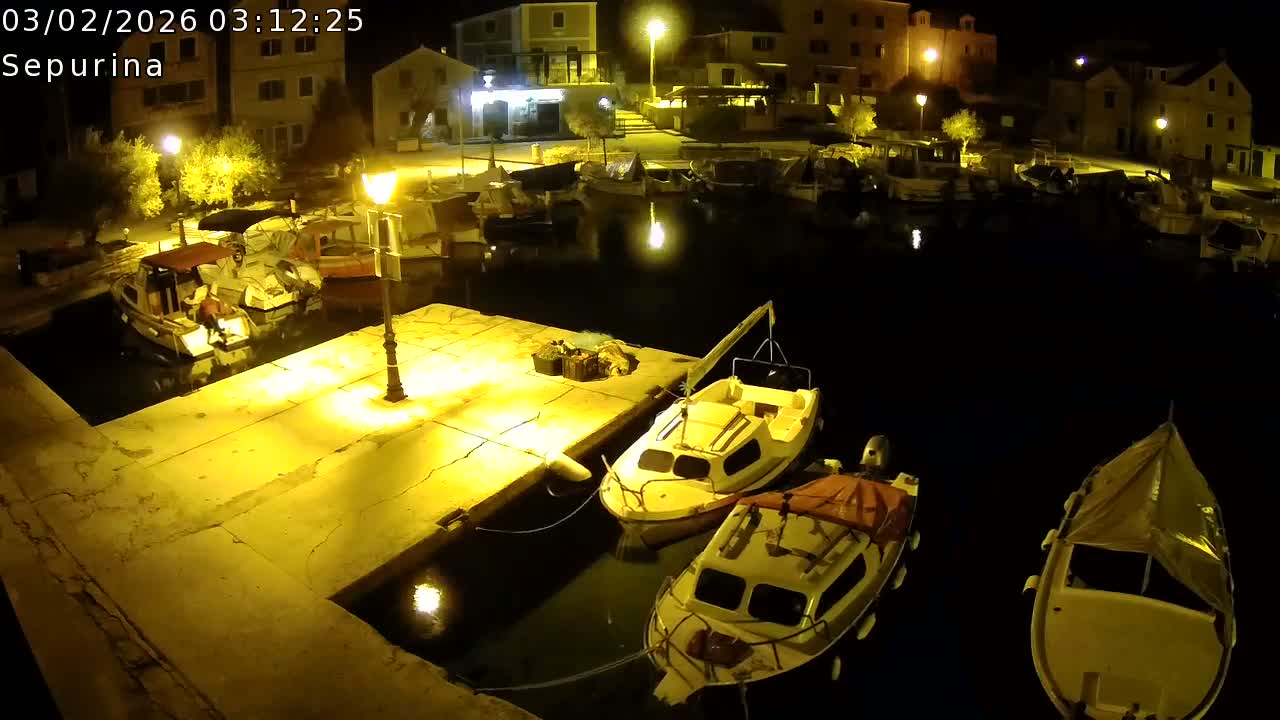 Otok Prvić Island, Prvić Šepurine Marine Live Cam - Prvić Šepurine, Otok Prvić, Vodice, Šibenik-Knin, Croatia