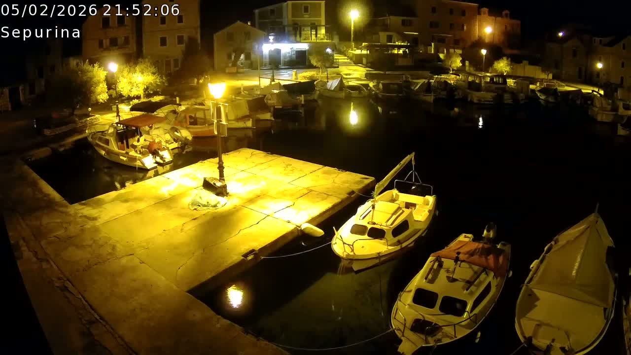 Otok Prvić Island, Prvić Šepurine Marine Live Cam - Prvić Šepurine, Otok Prvić, Vodice, Šibenik-Knin, Croatia