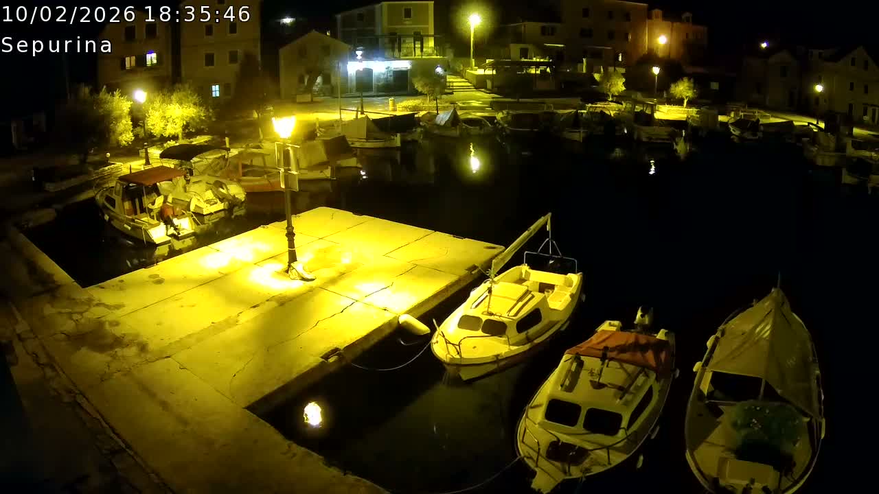 Otok Prvić Island, Prvić Šepurine Marine Live Cam - Prvić Šepurine, Otok Prvić, Vodice, Šibenik-Knin, Croatia