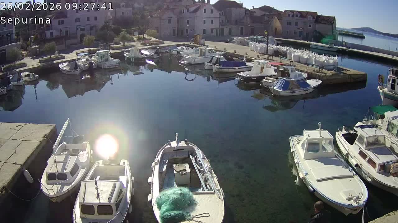 Otok Prvić Island, Prvić Šepurine Marine Live Cam - Prvić Šepurine, Otok Prvić, Vodice, Šibenik-Knin, Croatia