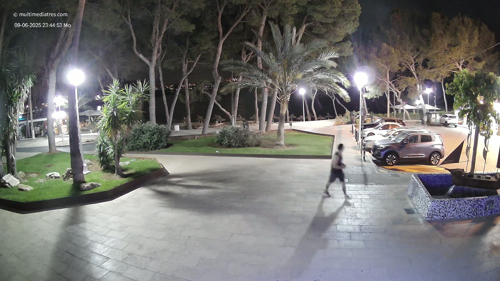 Peguera, Platja Gran de Tora Beach  Playa 5 Live Cam - Sierra de Tramontana, Mallorca, Islas Baleares (Balearic Islands), Spain