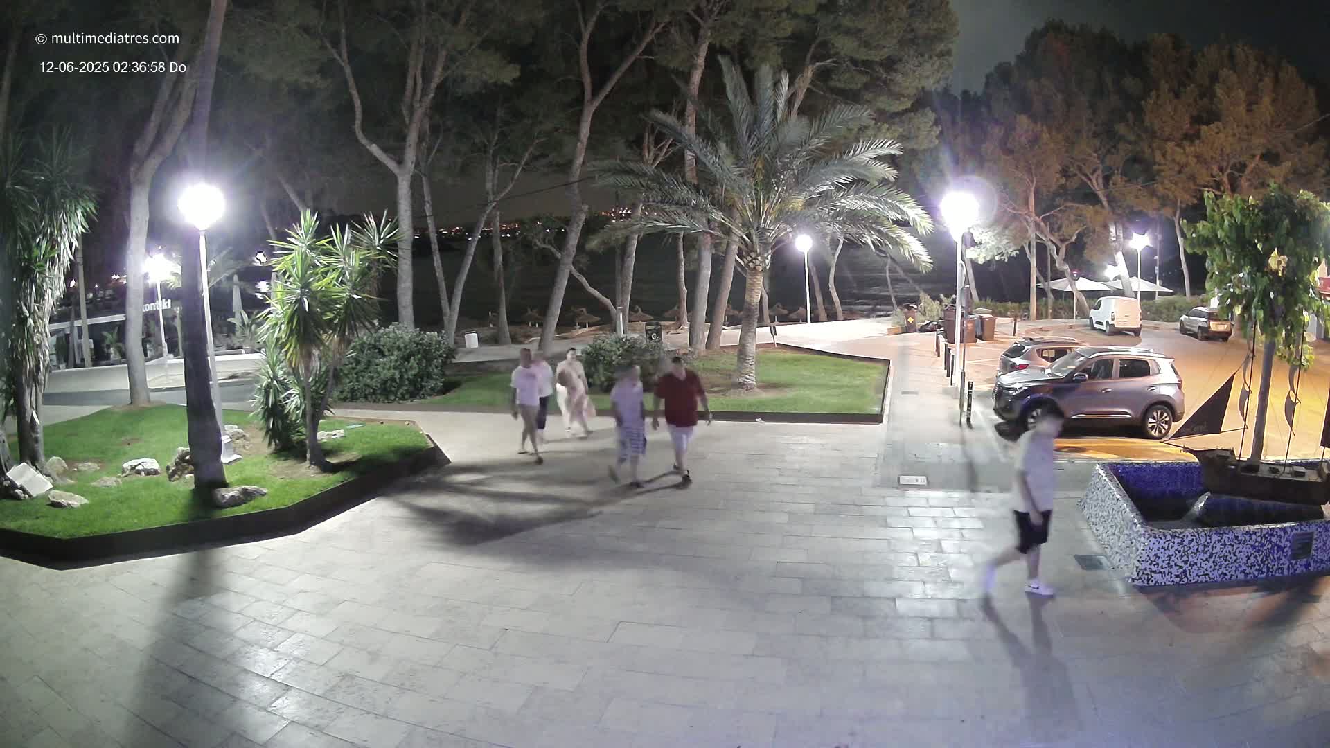 Peguera, Platja Gran de Tora Beach  Playa 5 Live Cam - Sierra de Tramontana, Mallorca, Islas Baleares (Balearic Islands), Spain