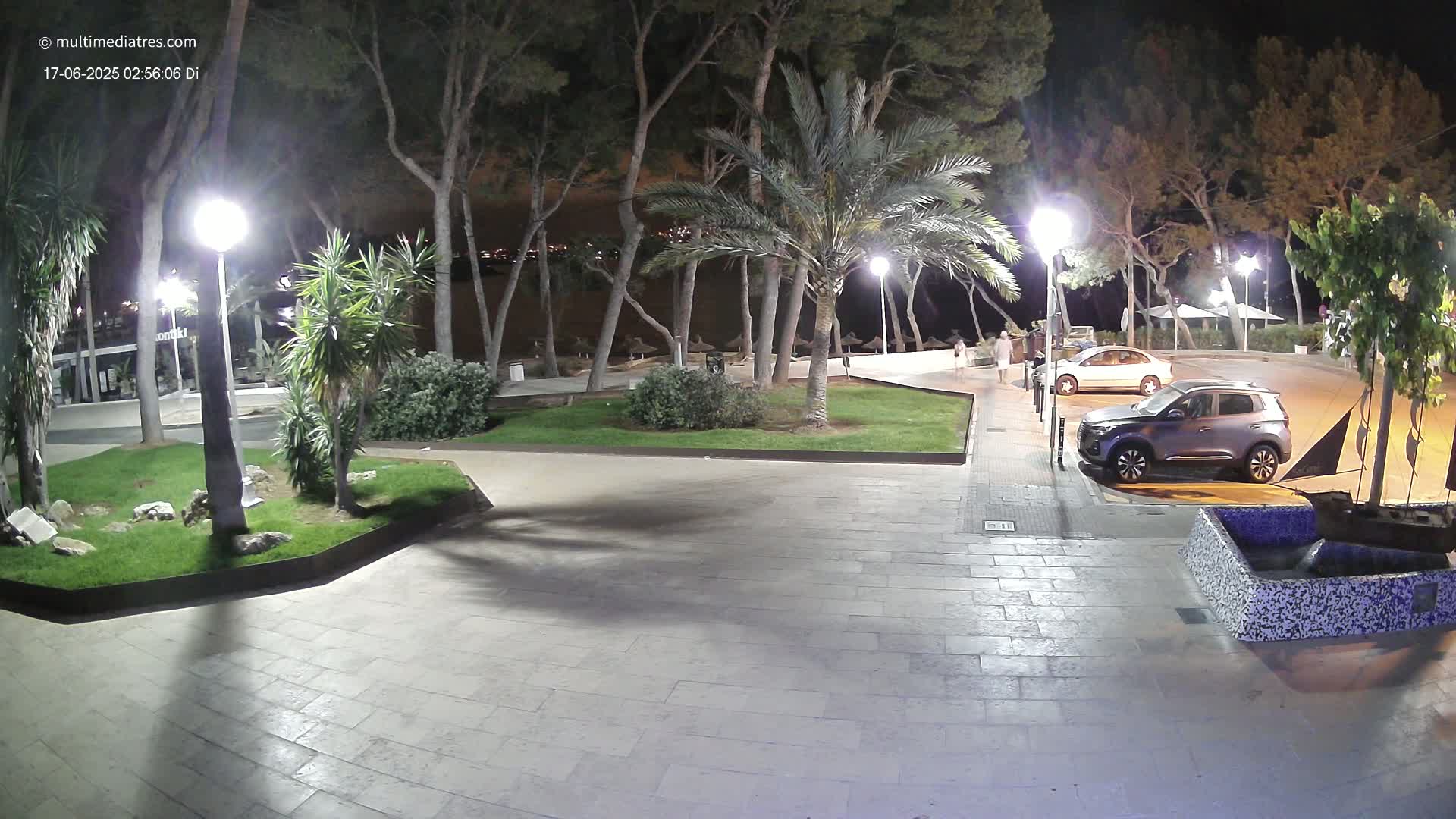 Peguera, Platja Gran de Tora Beach  Playa 5 Live Cam - Sierra de Tramontana, Mallorca, Islas Baleares (Balearic Islands), Spain