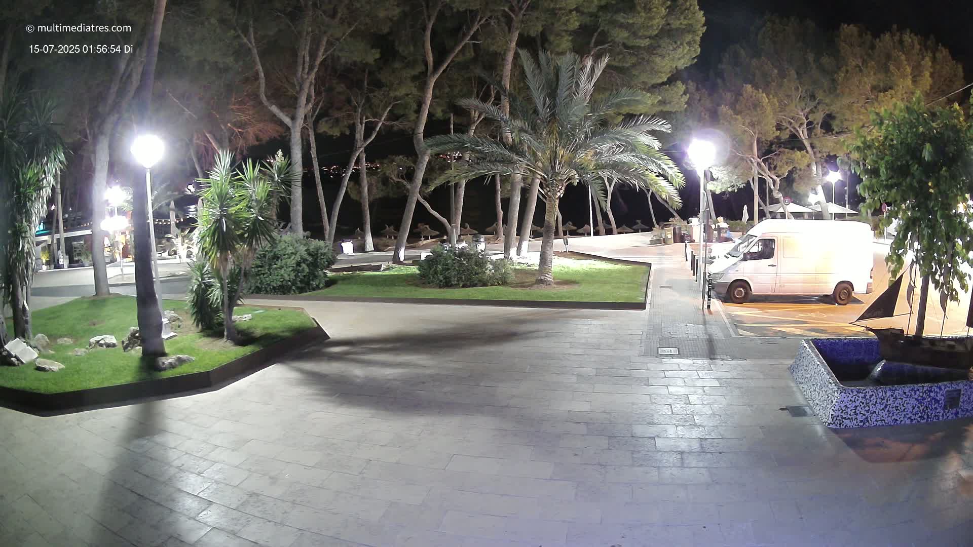Peguera, Platja Gran de Tora Beach  Playa 5 Live Cam - Sierra de Tramontana, Mallorca, Islas Baleares (Balearic Islands), Spain