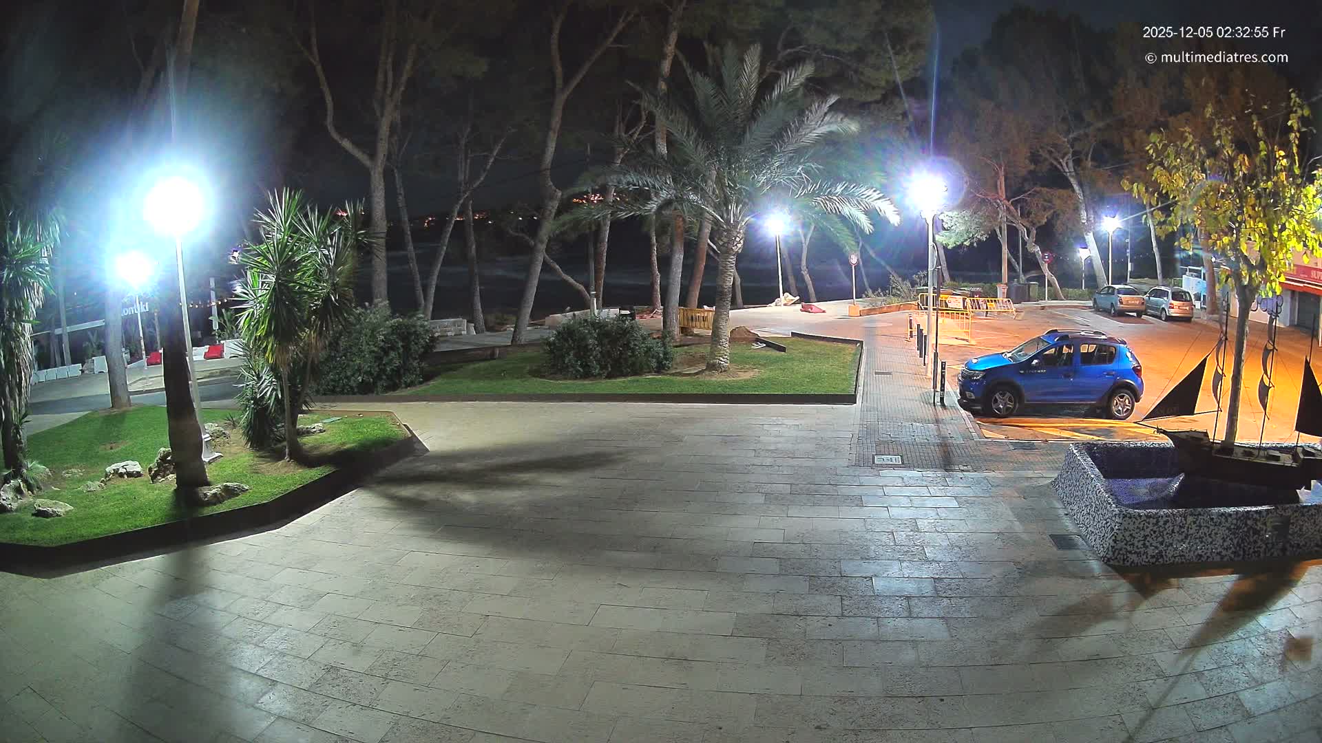 Peguera, Platja Gran de Tora Beach  Playa 5 Live Cam - Sierra de Tramontana, Mallorca, Islas Baleares (Balearic Islands), Spain