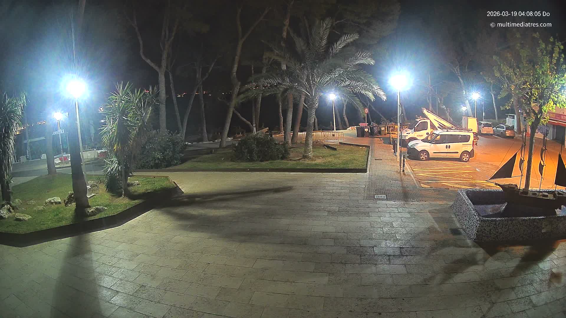 Peguera, Platja Gran de Tora Beach  Playa 5 Live Cam - Sierra de Tramontana, Mallorca, Islas Baleares (Balearic Islands), Spain