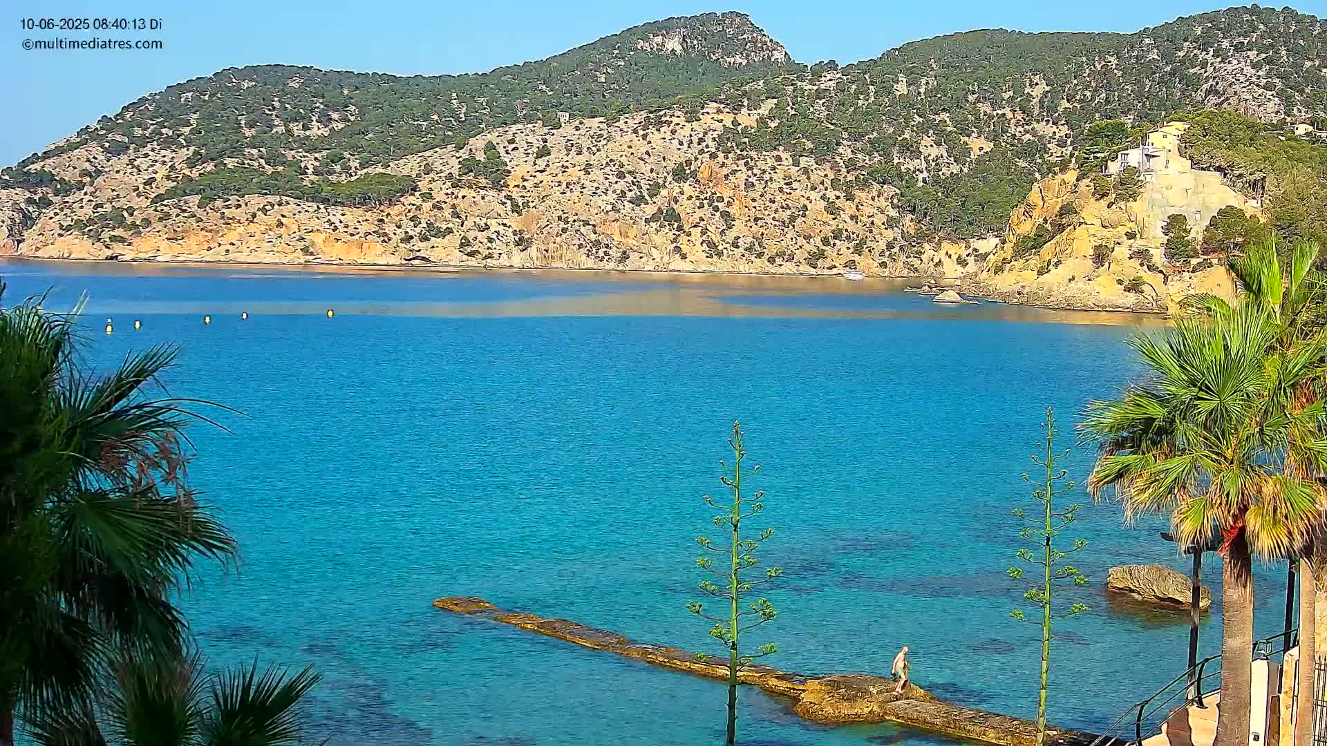 Mallorca Camp de Mar Roca Coast  Live Cam - Sierra de Tramontana, Mallorca, Islas Baleares (Balearic Islands), Spain