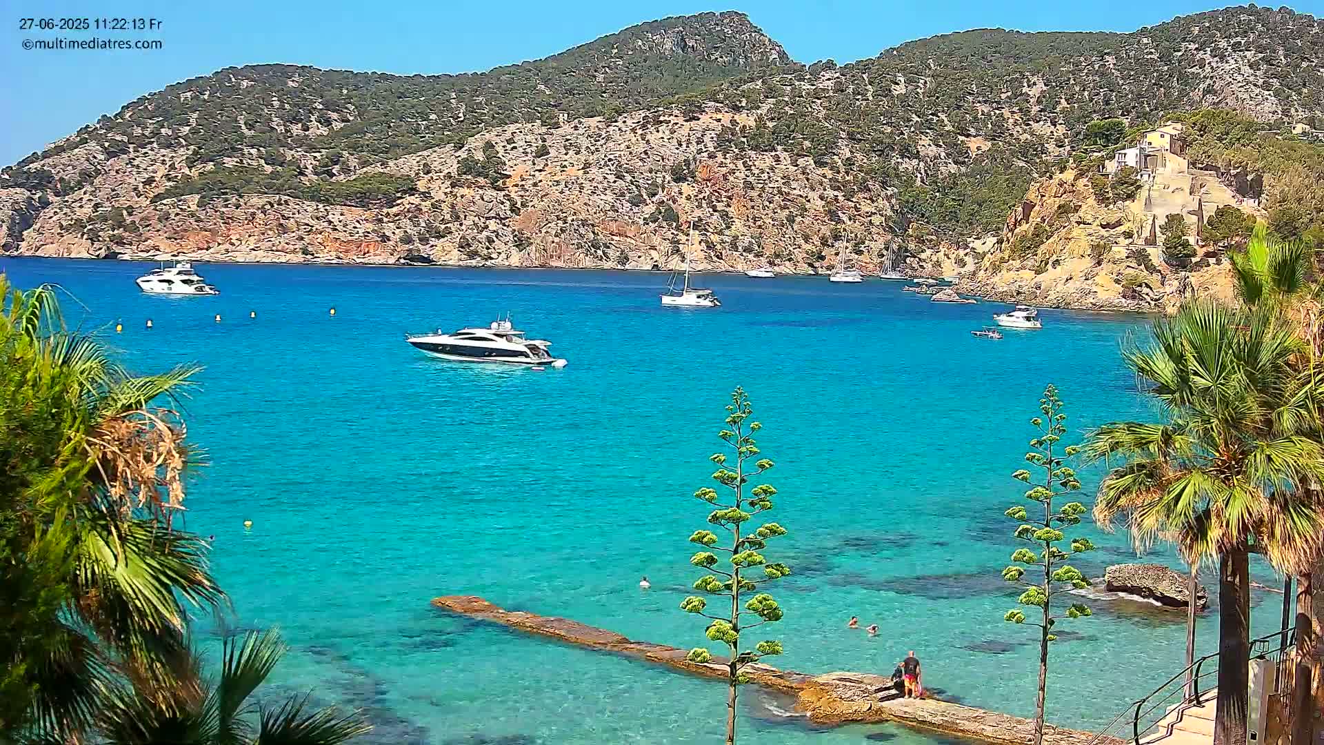Mallorca Camp de Mar Roca Coast  Live Cam - Sierra de Tramontana, Mallorca, Islas Baleares (Balearic Islands), Spain