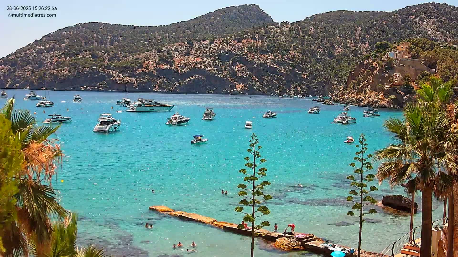 Mallorca Camp de Mar Roca Coast  Live Cam - Sierra de Tramontana, Mallorca, Islas Baleares (Balearic Islands), Spain