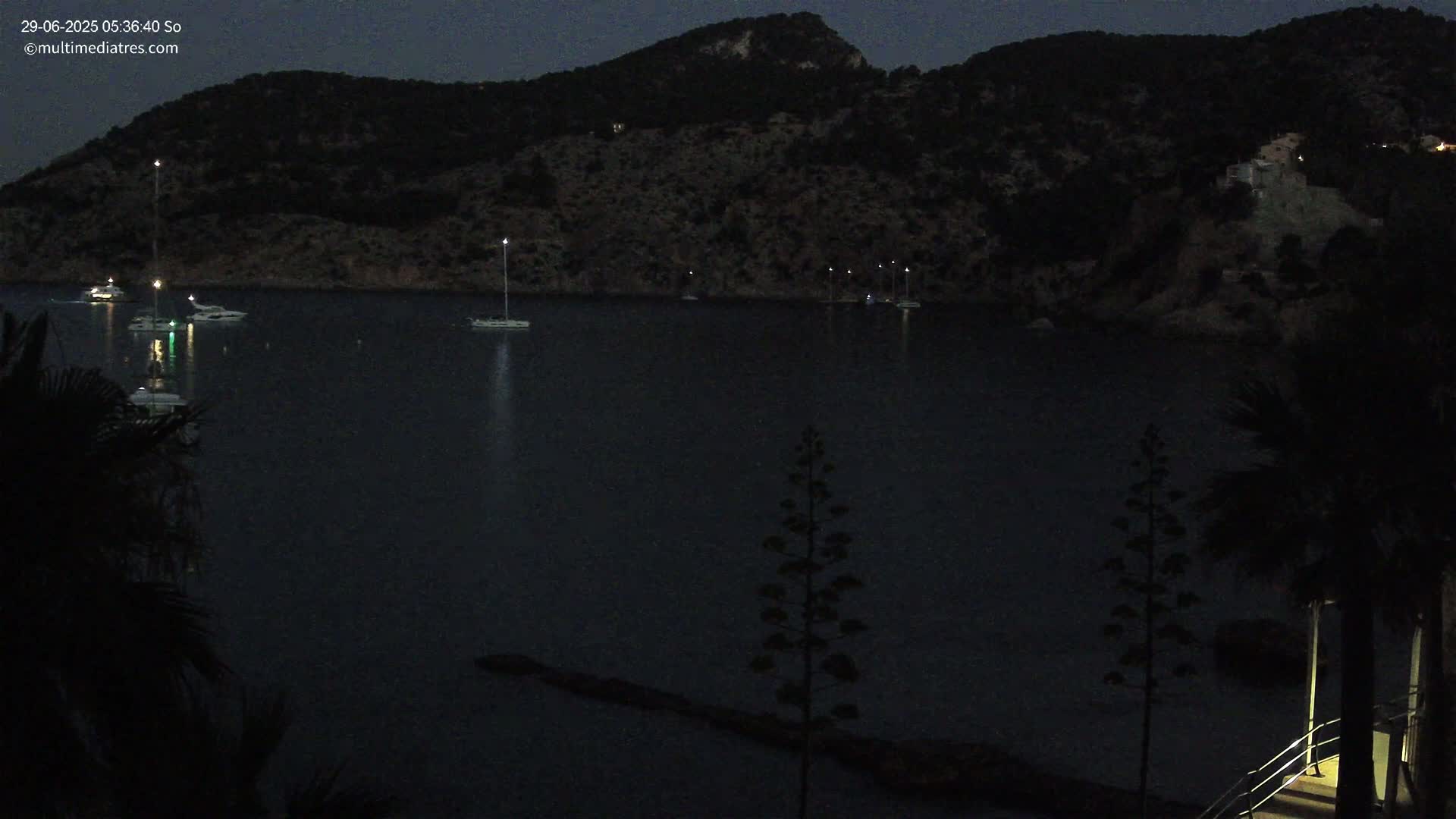 Mallorca Camp de Mar Roca Coast  Live Cam - Sierra de Tramontana, Mallorca, Islas Baleares (Balearic Islands), Spain