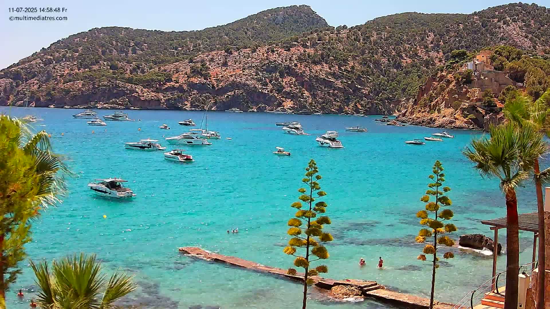 Mallorca Camp de Mar Roca Coast  Live Cam - Sierra de Tramontana, Mallorca, Islas Baleares (Balearic Islands), Spain
