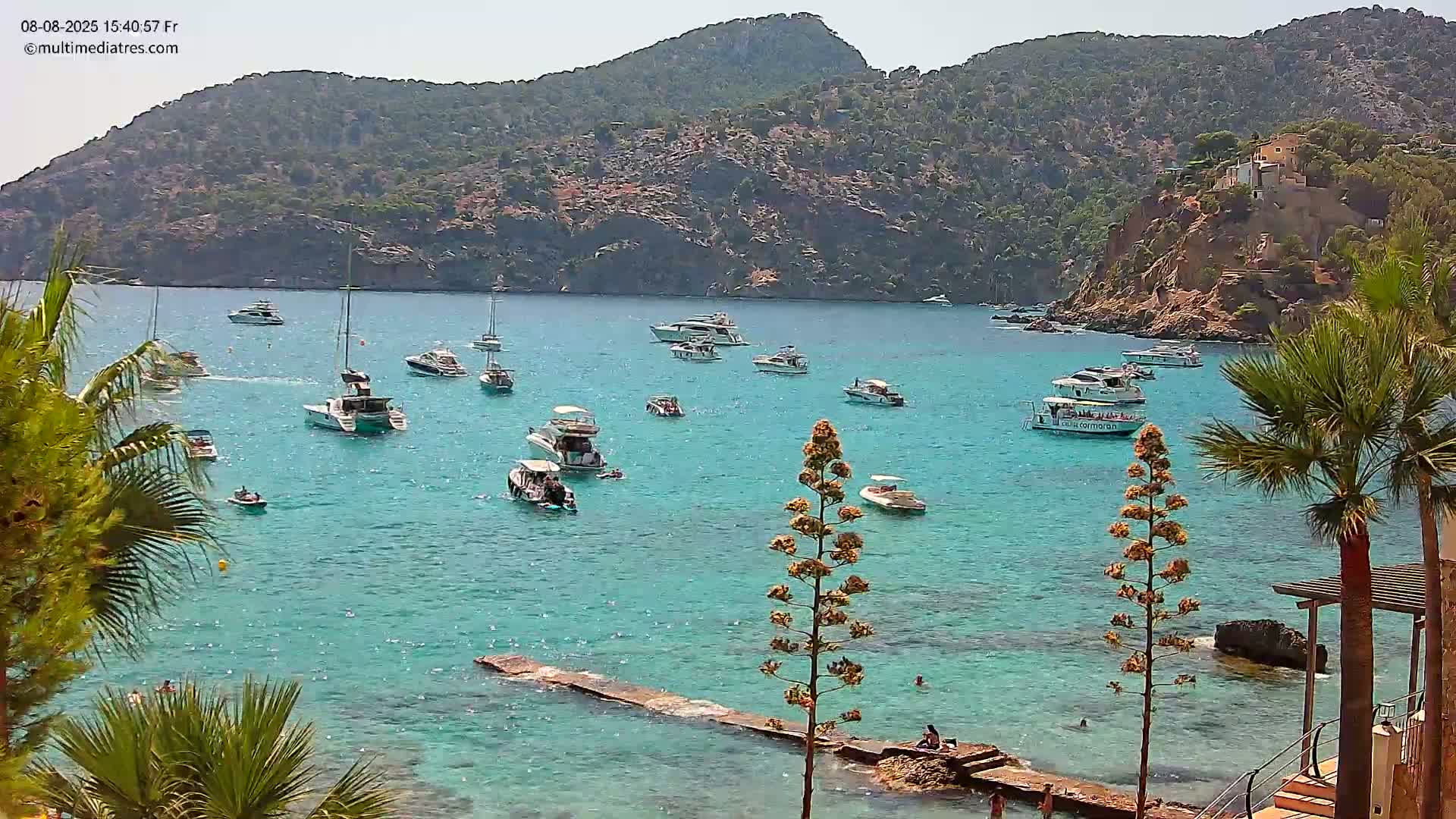 Mallorca Camp de Mar Roca Coast  Live Cam - Sierra de Tramontana, Mallorca, Islas Baleares (Balearic Islands), Spain