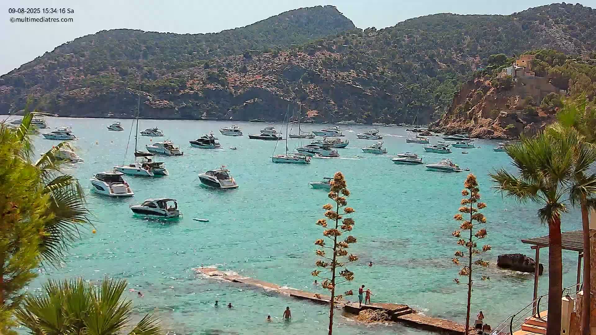 Mallorca Camp de Mar Roca Coast  Live Cam - Sierra de Tramontana, Mallorca, Islas Baleares (Balearic Islands), Spain