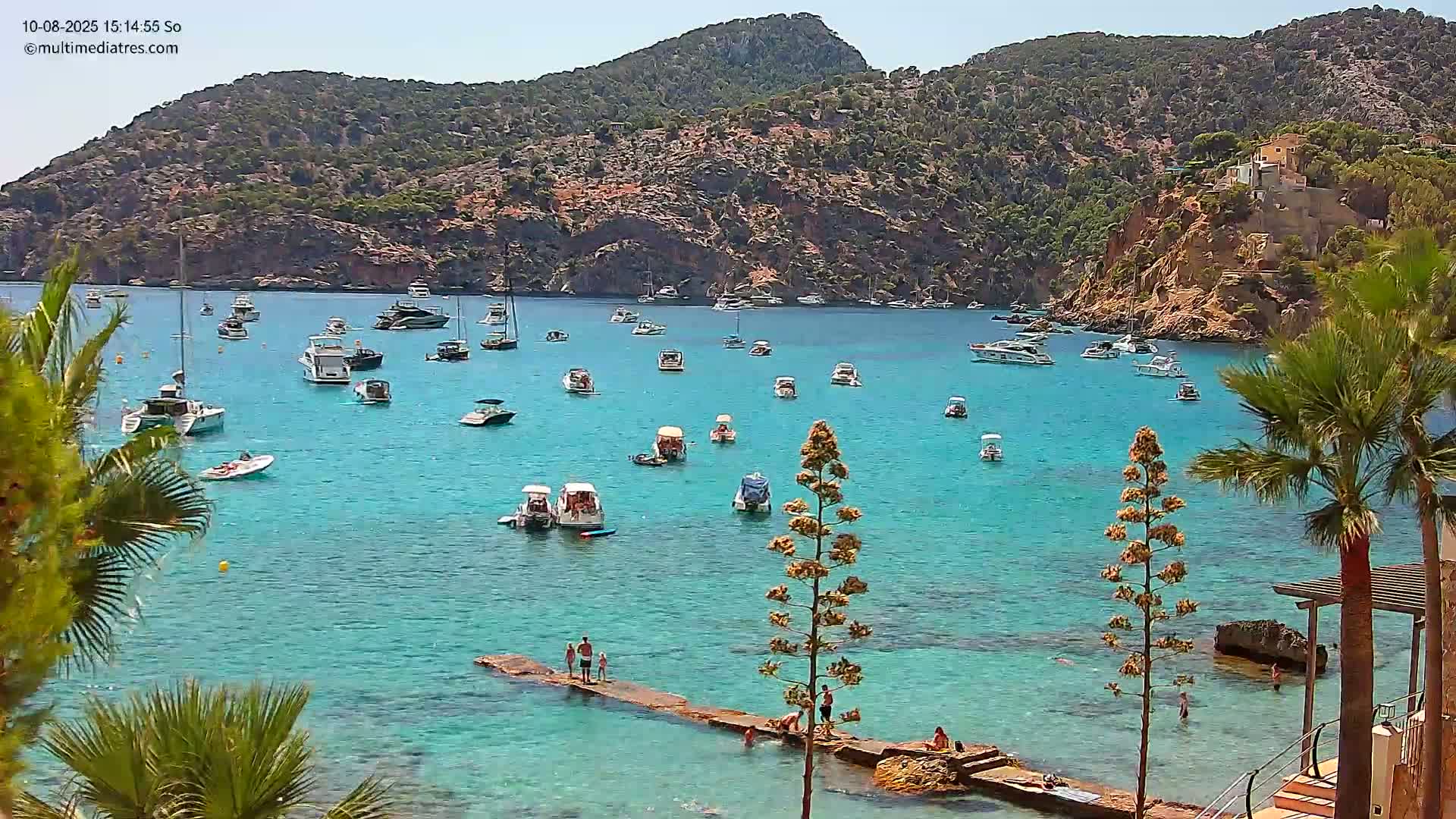 Mallorca Camp de Mar Roca Coast  Live Cam - Sierra de Tramontana, Mallorca, Islas Baleares (Balearic Islands), Spain