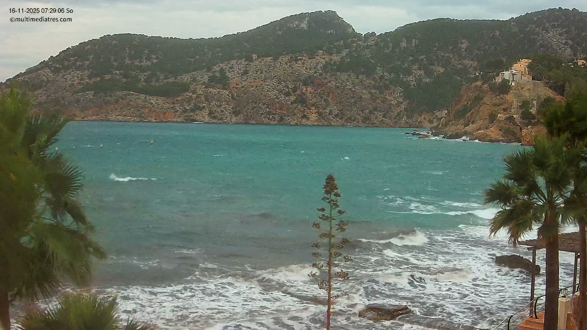 Mallorca Camp de Mar Roca Coast  Live Cam - Sierra de Tramontana, Mallorca, Islas Baleares (Balearic Islands), Spain